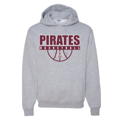 Clymer Basketball – Cotton Hooded Sweatshirt – Athletic Heather product image
