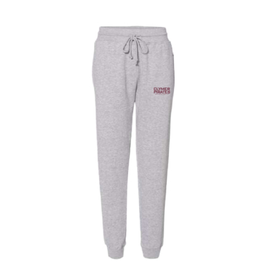 Clymer Basketball - Ladies Cotton Joggers - Athletic Heather