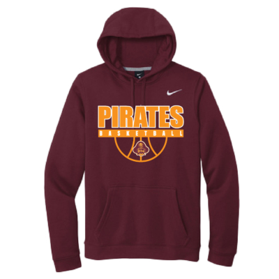 Clymer Basketball – Nike Club Fleece Pullover Hoodie – Maroon product image