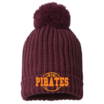 Clymer Basketball -  Chunky Beanie EMBROIDERED