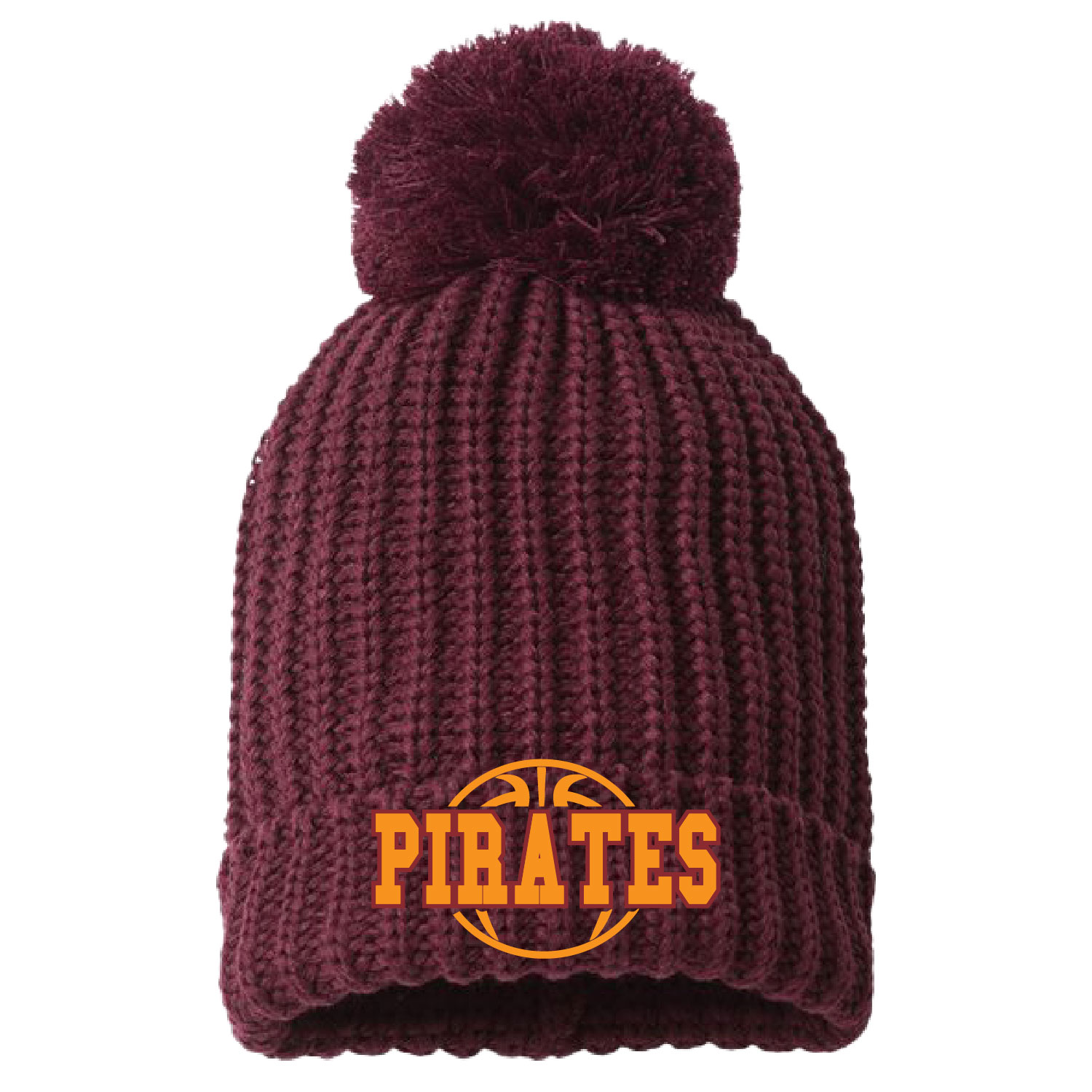 Clymer Basketball –  Chunky Beanie EMBROIDERED product image