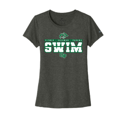 CSP Wolfpack Swim -Ladies Nike Legend Tee – Dark Gray product image