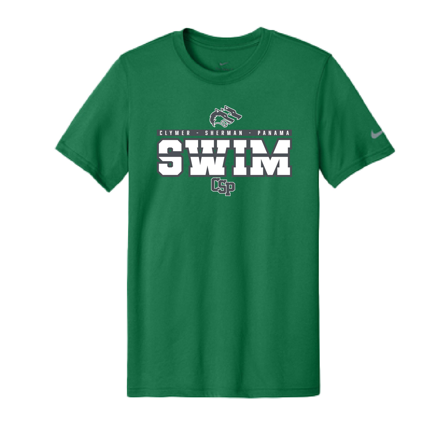 CSP Wolfpack Swim -Nike Legend Tee – Gorge Green product image