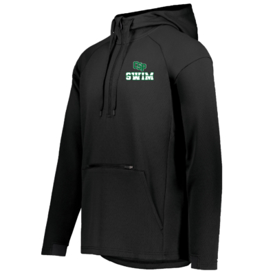 CSP Wolfpack Swim -Warm Up Quarter Zip Poly Hooded Jacket product image