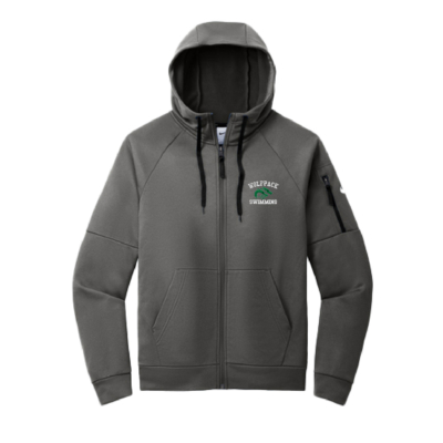 CSP Wolfpack Swim – Nike ThermaFit Pocket Full Zip Hooded – Embroidered – Anthracite product image