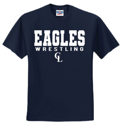 Clake Wrestling - Cotton Short Sleeve Shirt - Navy