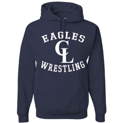 Clake Wrestling – Cotton Hooded – Navy product image