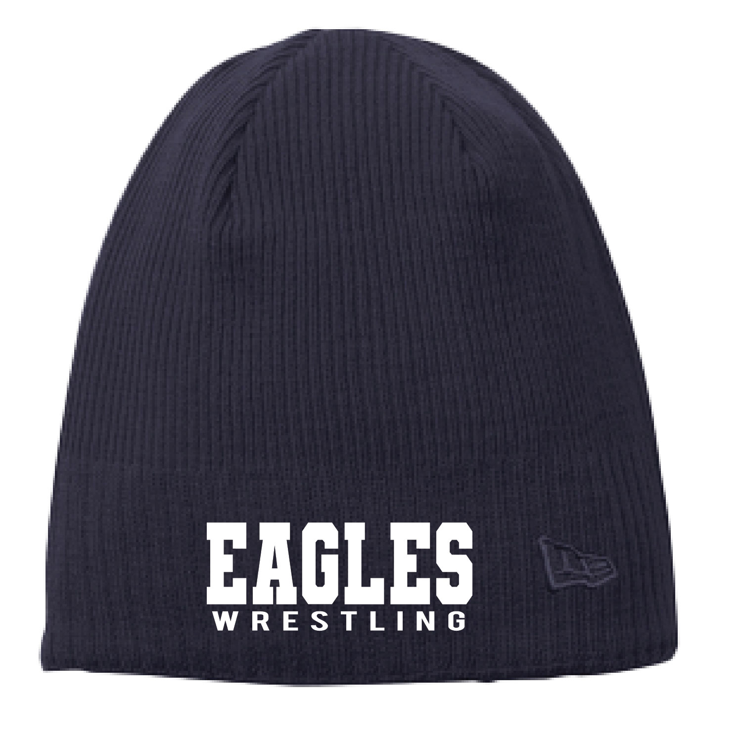 Clake Wrestling – New Era Knit Beanie – Navy – EMBROIDERED product image