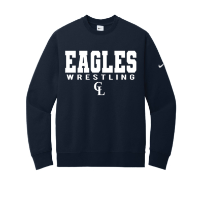 Clake Wrestling - Nike Club Fleece Crew - Navy