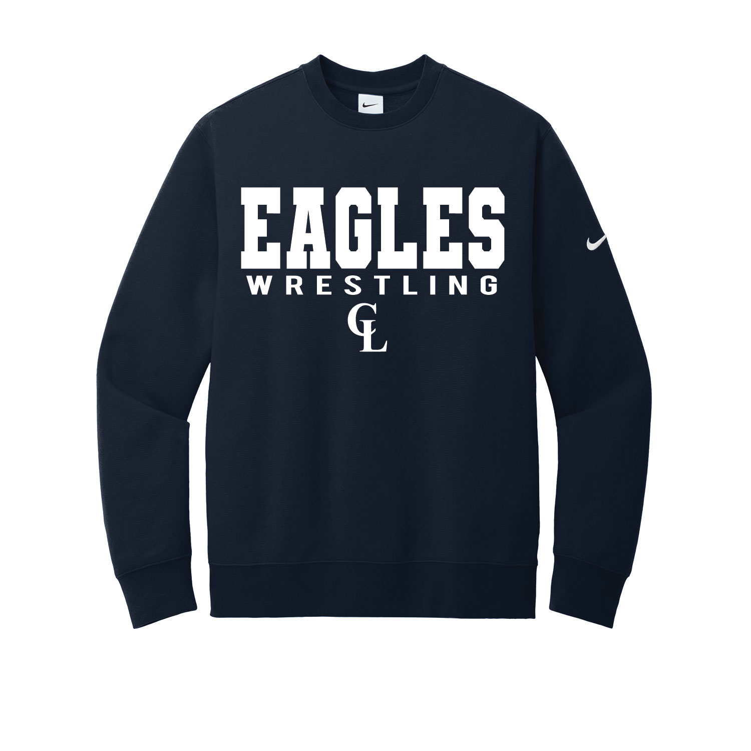 Clake Wrestling – Nike Club Fleece Crew – Navy product image