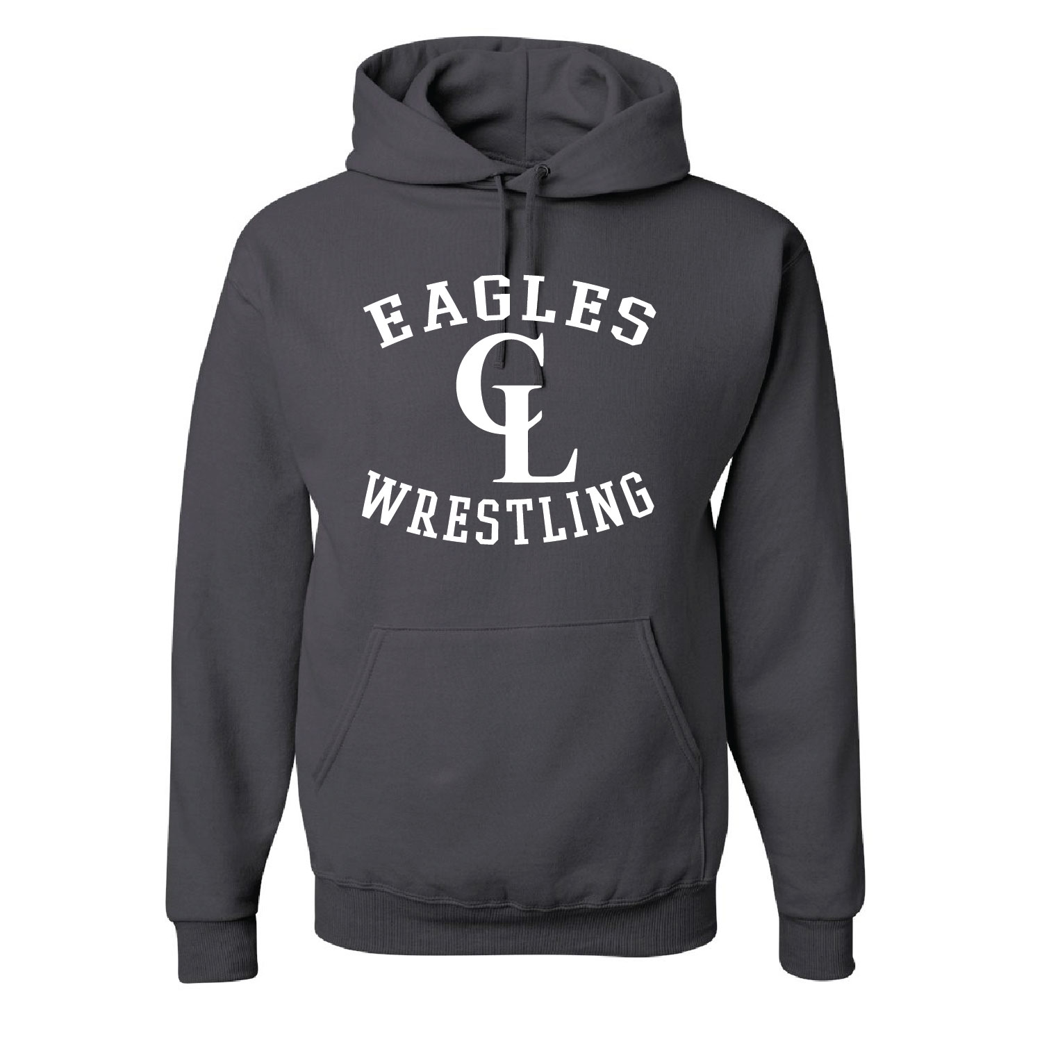 Clake Wrestling - Cotton Hooded - Charcoal - Image 2