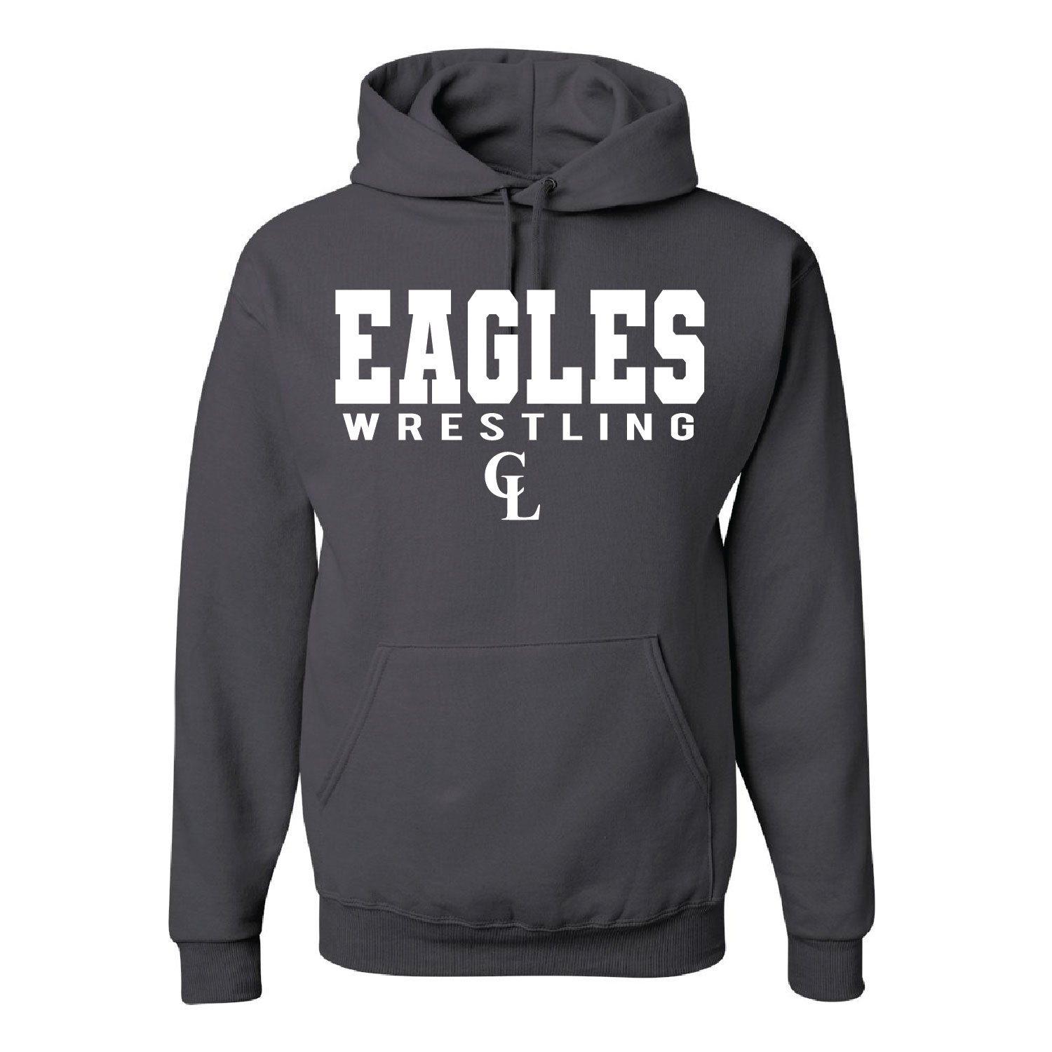 Clake Wrestling - Cotton Hooded - Charcoal