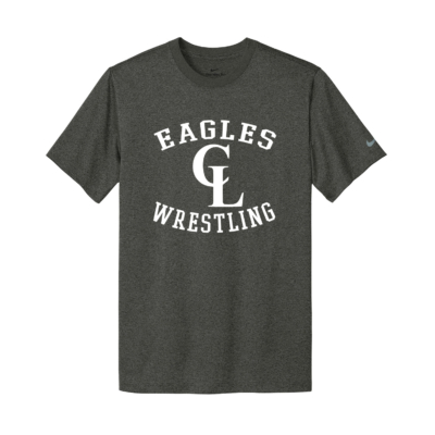 Clake Wrestling - Nike Legend T-Shirt - Dark Smoke Heather