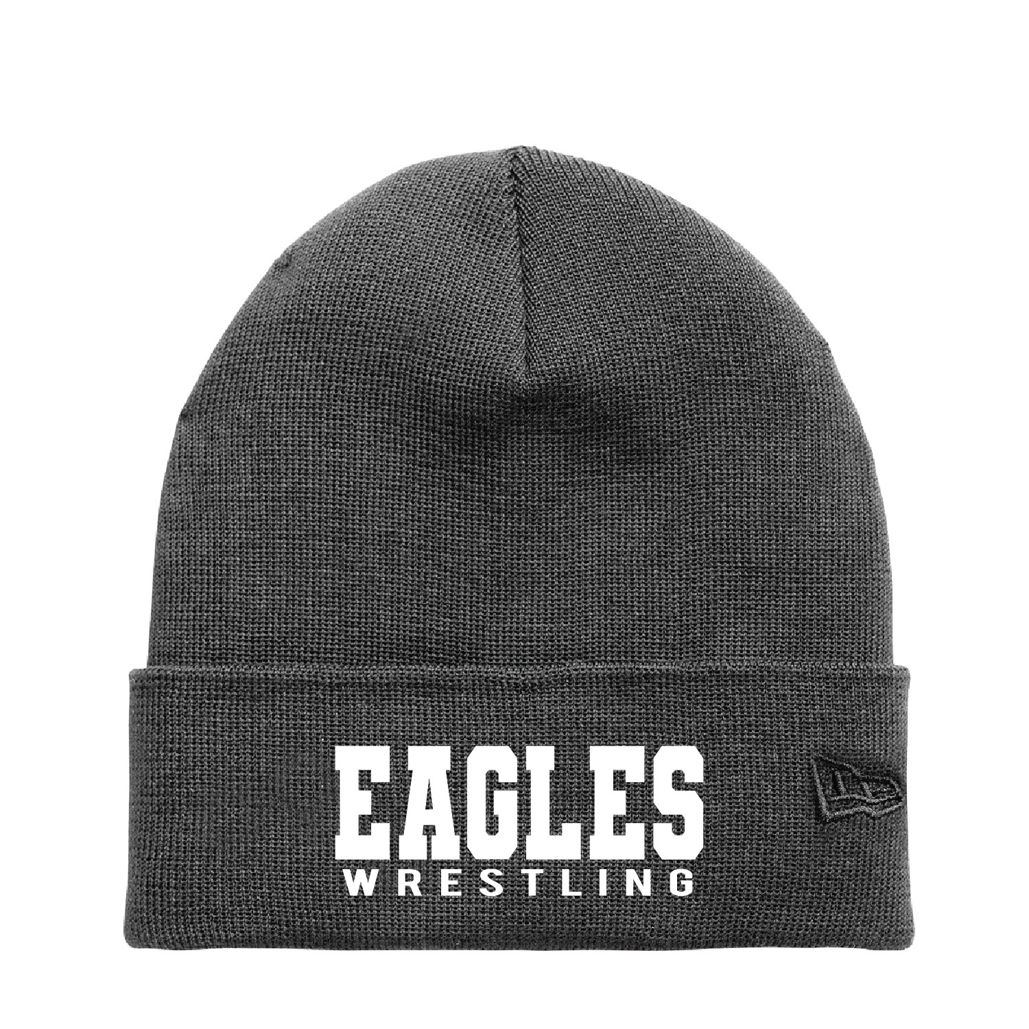 Clake Wrestling – New Era Beanie Cuffed – Anthracite – EMBROIDERED product image