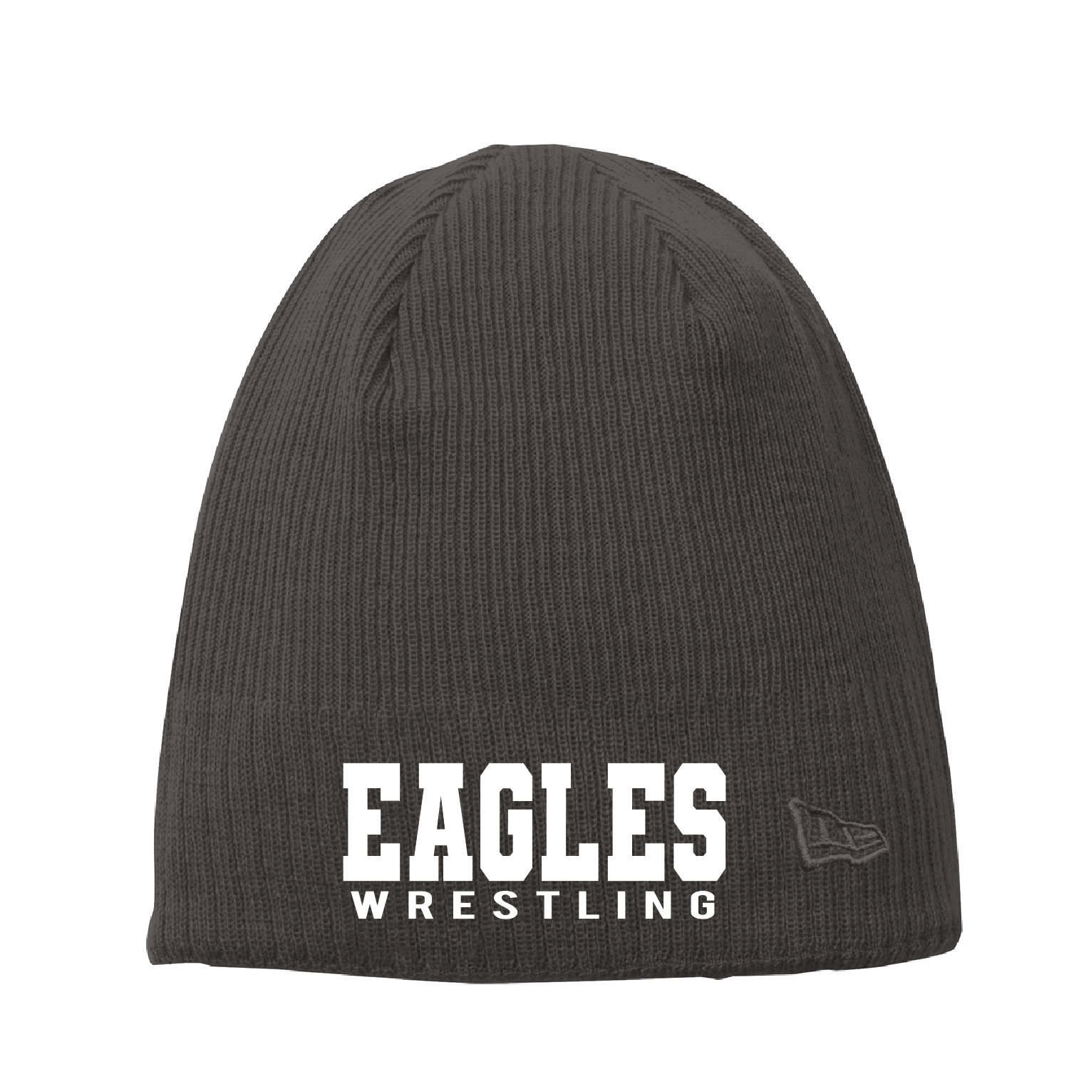 Clake Wrestling – New Era Knit Beanie – Anthracite – EMBROIDERED product image
