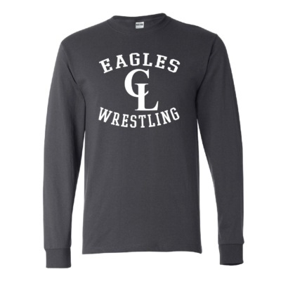 Clake Wrestling - Cotton Long Sleeve Shirt - Charcoal