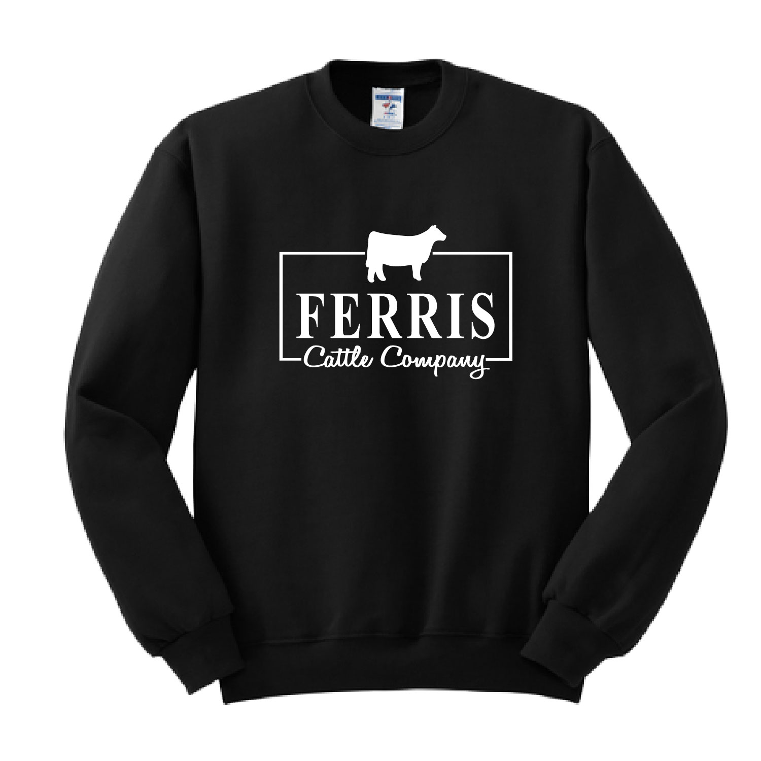 Ferris Cattle Company Official Merch Store – Cotton Crewneck – Black product image