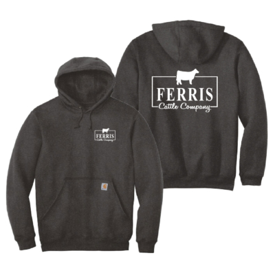 Ferris Cattle Company Official Merch Store – Carhartt Hooded Sweatshirt – Carbon Heather product image