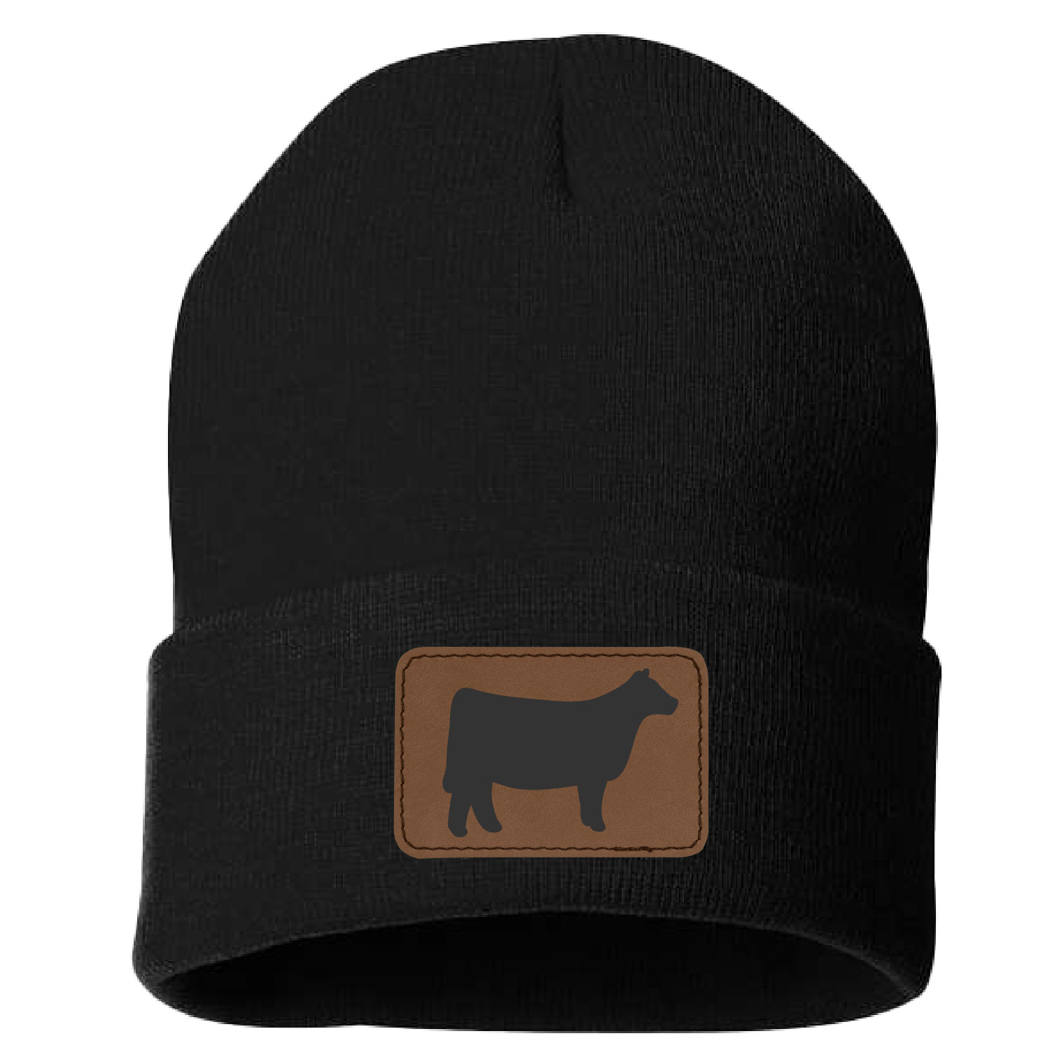 Ferris Cattle Company Official Merch Store - Cuffed Beanie - Black - Image 2