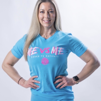 E2M - All NEW! Cotton Short Sleeve Shirt - Turquoise