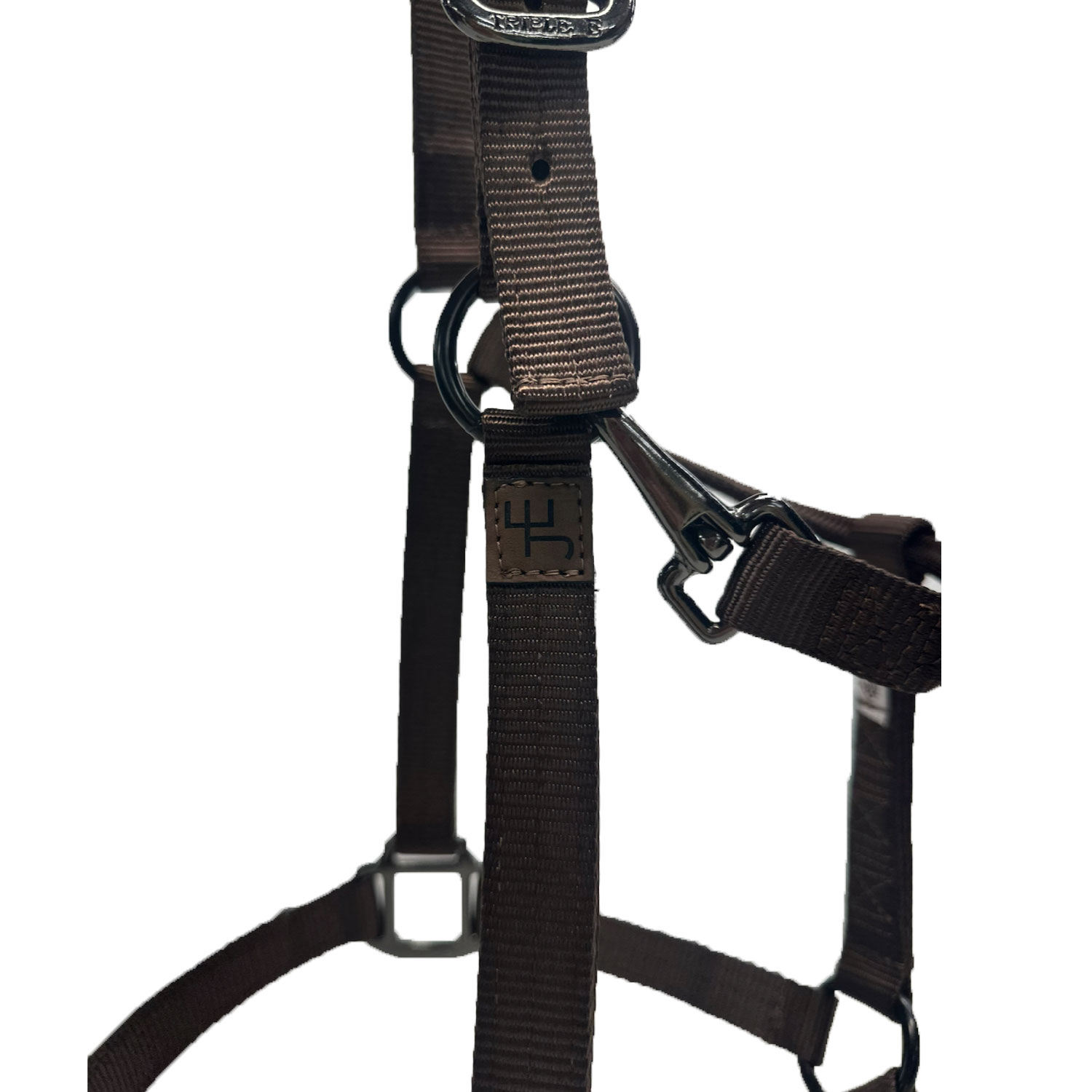 Official Julia Elle Merch Store - Halter -Brown with Laser Engraved Nose Band and JE - Image 2