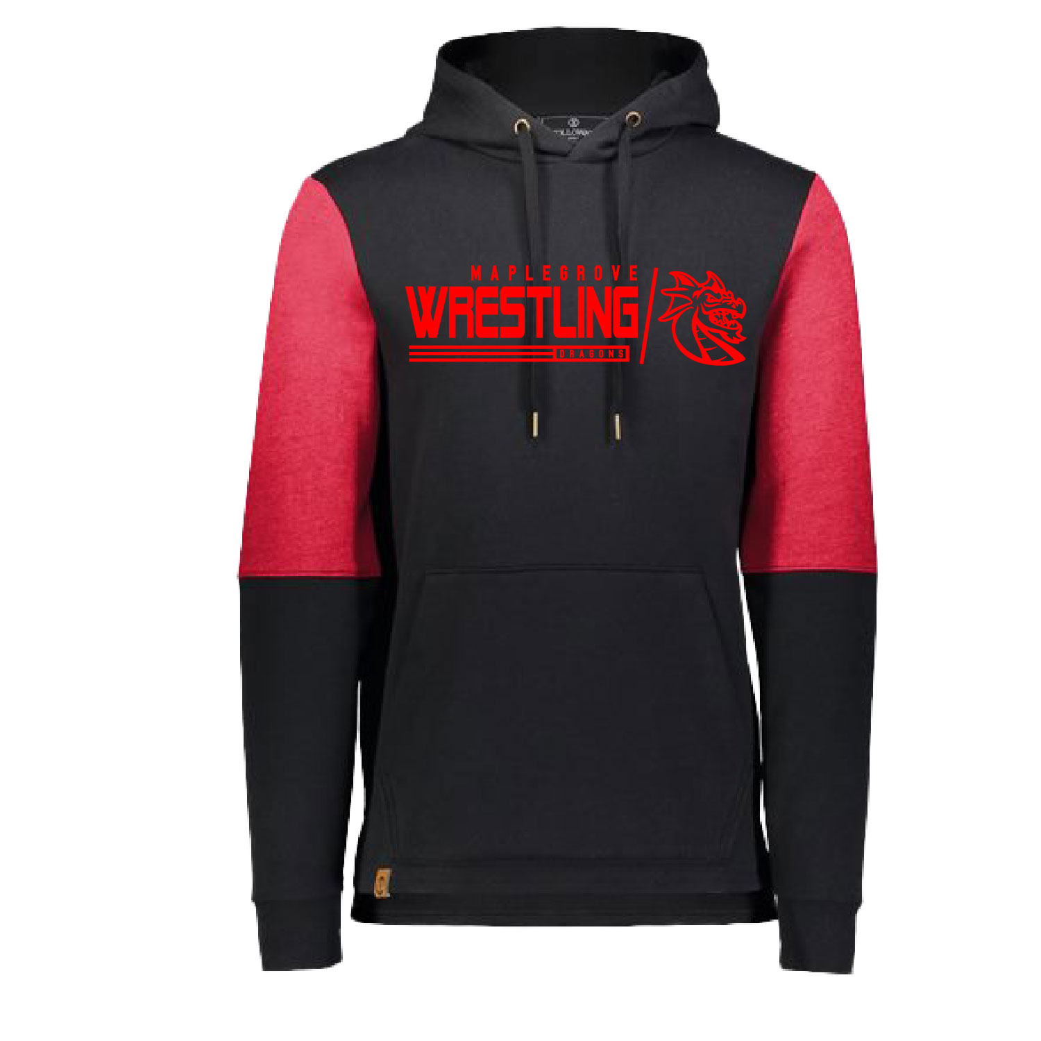 Maple Grove Wrestling – Cotton Colorblock Ivy League Sweatshirt product image