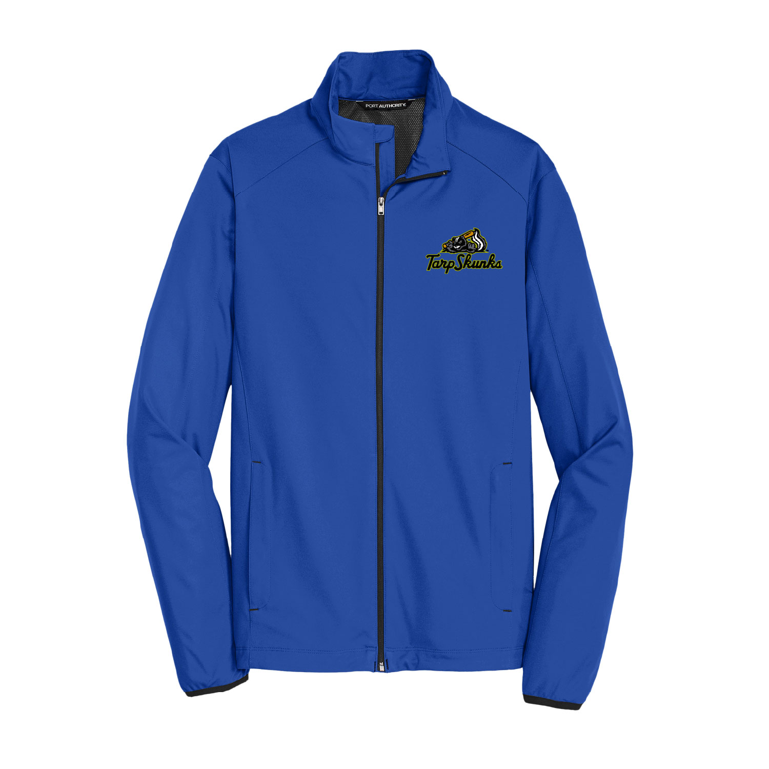 Jamestown Tarp Skunks -Active Soft Shell Jacket – Royal EMBROIDERED product image