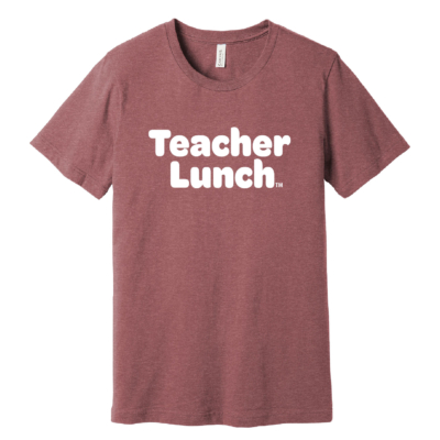 Teacher Lunch TM Official Merch Store: Ringspun Short Sleeve Shirt – Mauve product image