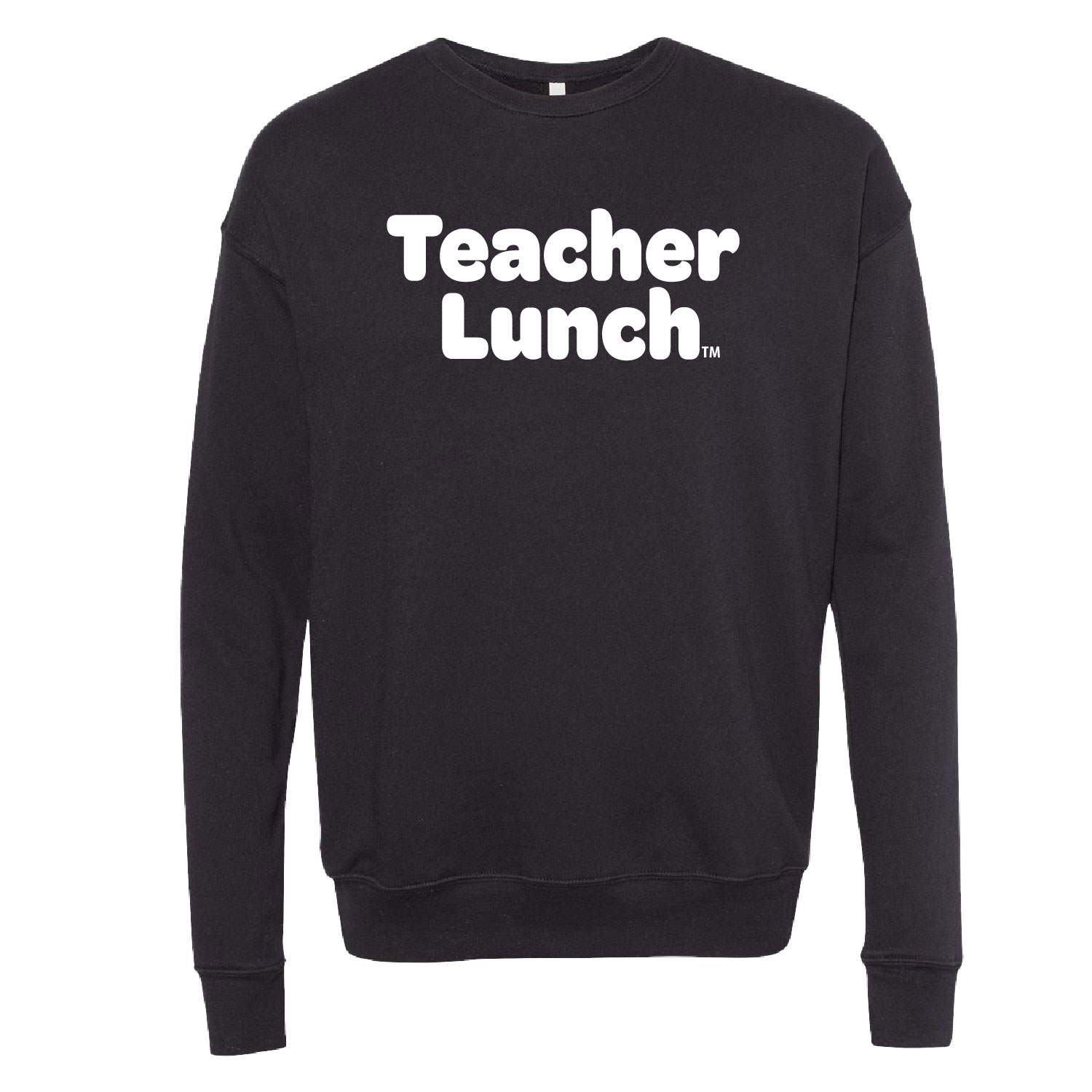 Teacher Lunch TM Official Merch Store: Sponge Fleece Crewneck – Black product image