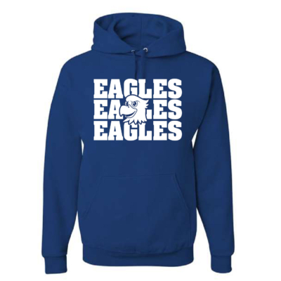 Ripley School Spirit – Cotton Hooded Sweatshirt – Royal product image