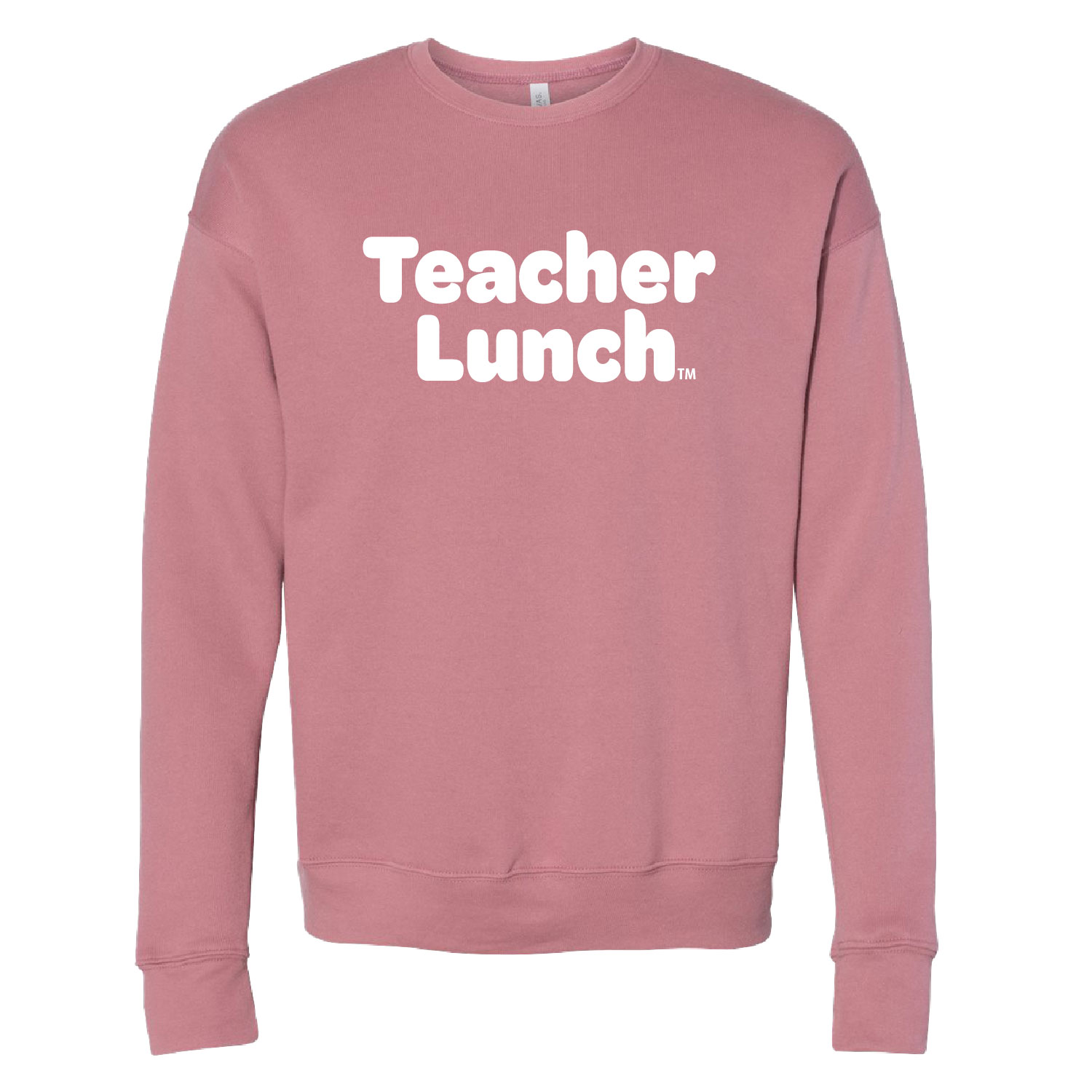 Teacher Lunch TM Official Merch Store: Sponge Fleece Crewneck – Mauve product image