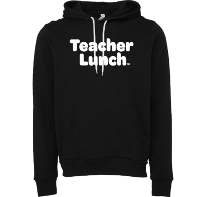 Teacher Lunch TM Official Merch Store: Sponge Fleece Pullover Hoodie – Black product image