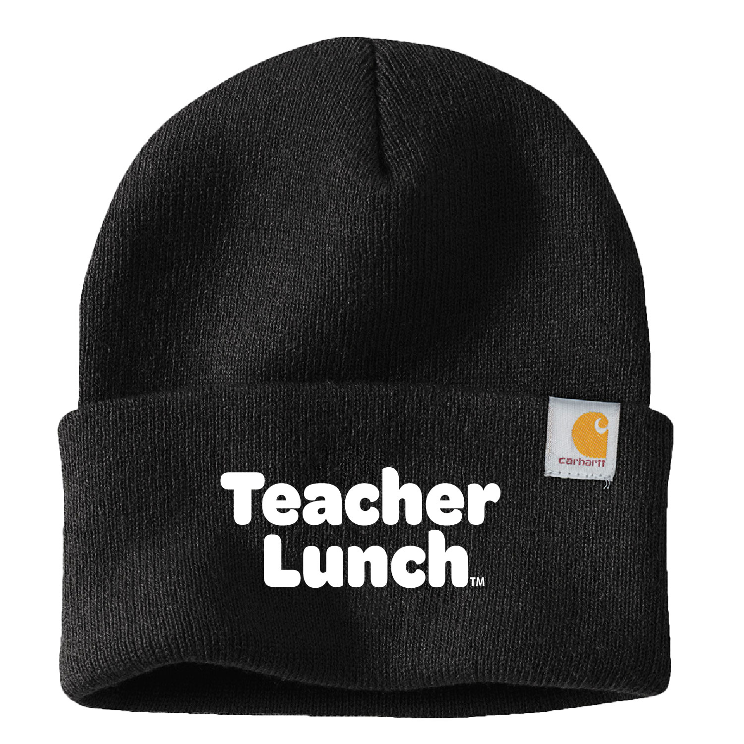 Teacher Lunch TM Official Merch Store: Carharrt Beanie - EMBROIDERED - Black