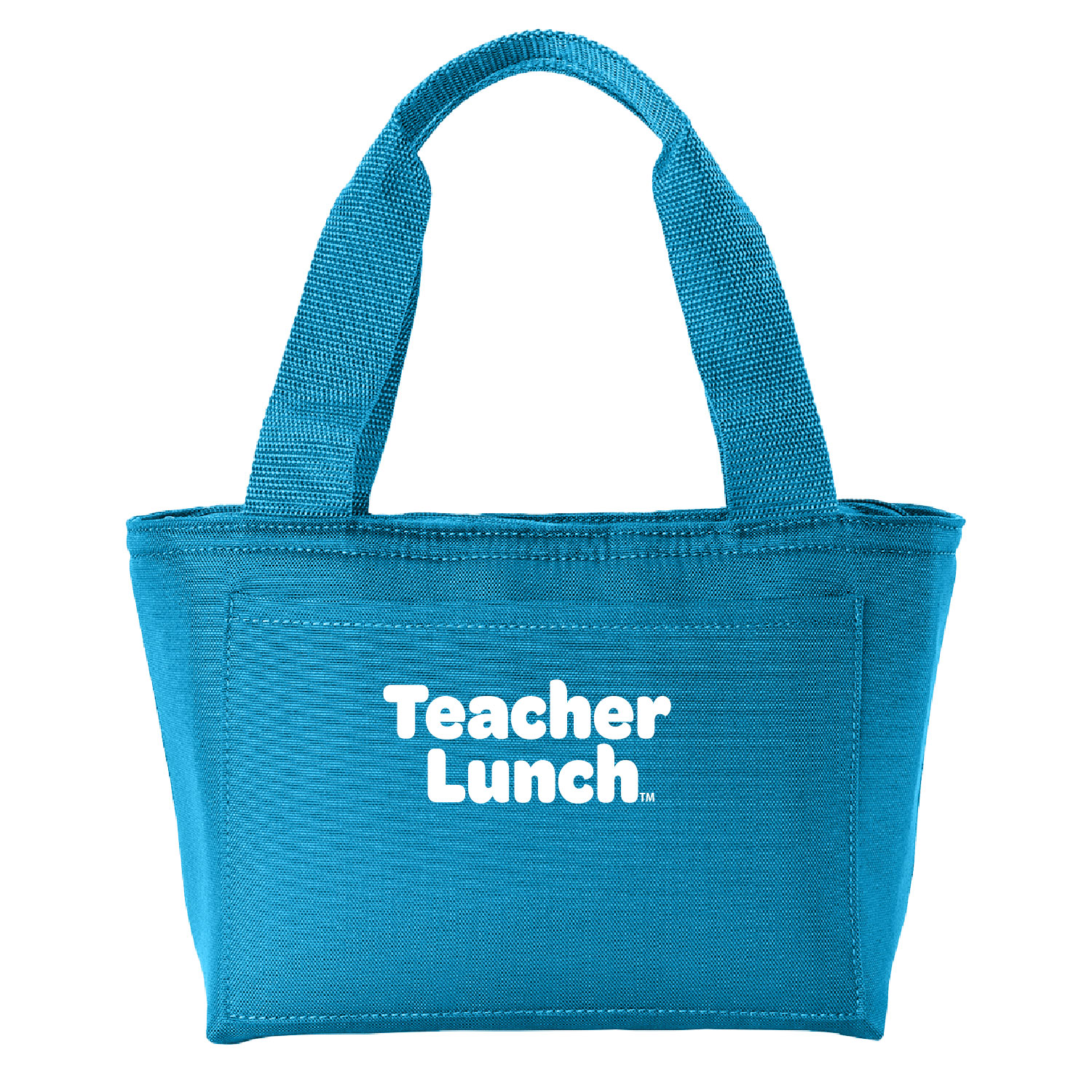 Teacher Lunch TM Official Merch Store: Insulated Lunch Tote - EMBROIDERED - Parcel Blue