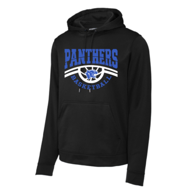 Panama Basketball - Poly Hooded Sweatshirt - Black