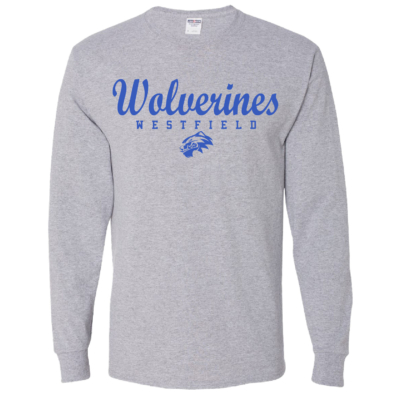 Westfield Basketball – Cotton Long Sleeve Shirt – Athletic Heather product image