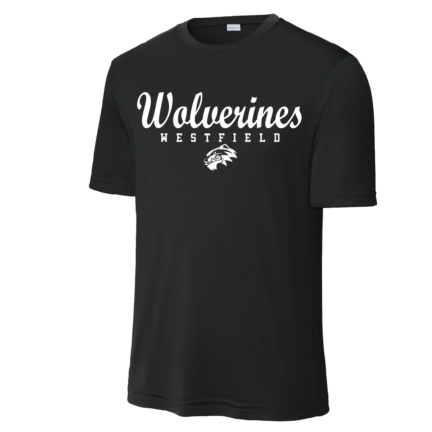 Westfield Basketball – POLY Short Sleeve Shirt – Black product image
