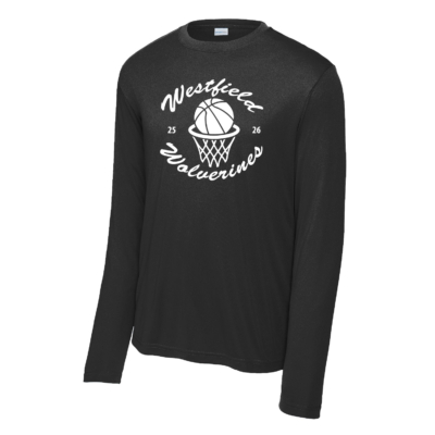 Westfield Basketball – POLY Long Sleeve Shirt – Black product image