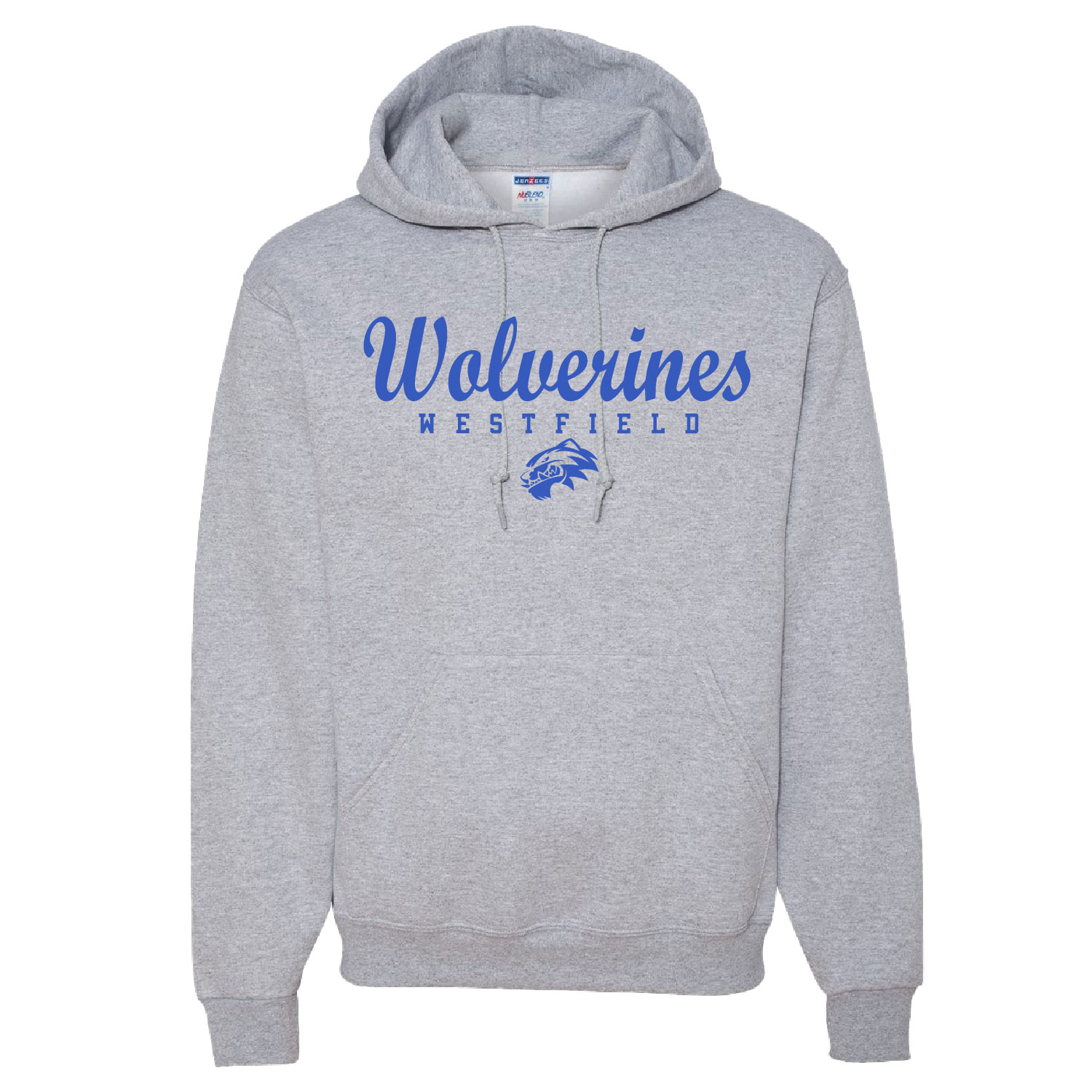 Westfield Basketball – Cotton Hooded Sweatshirt – Athletic Heather product image