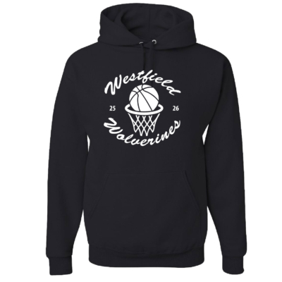 Westfield Basketball – Cotton Hooded Sweatshirt – Black product image