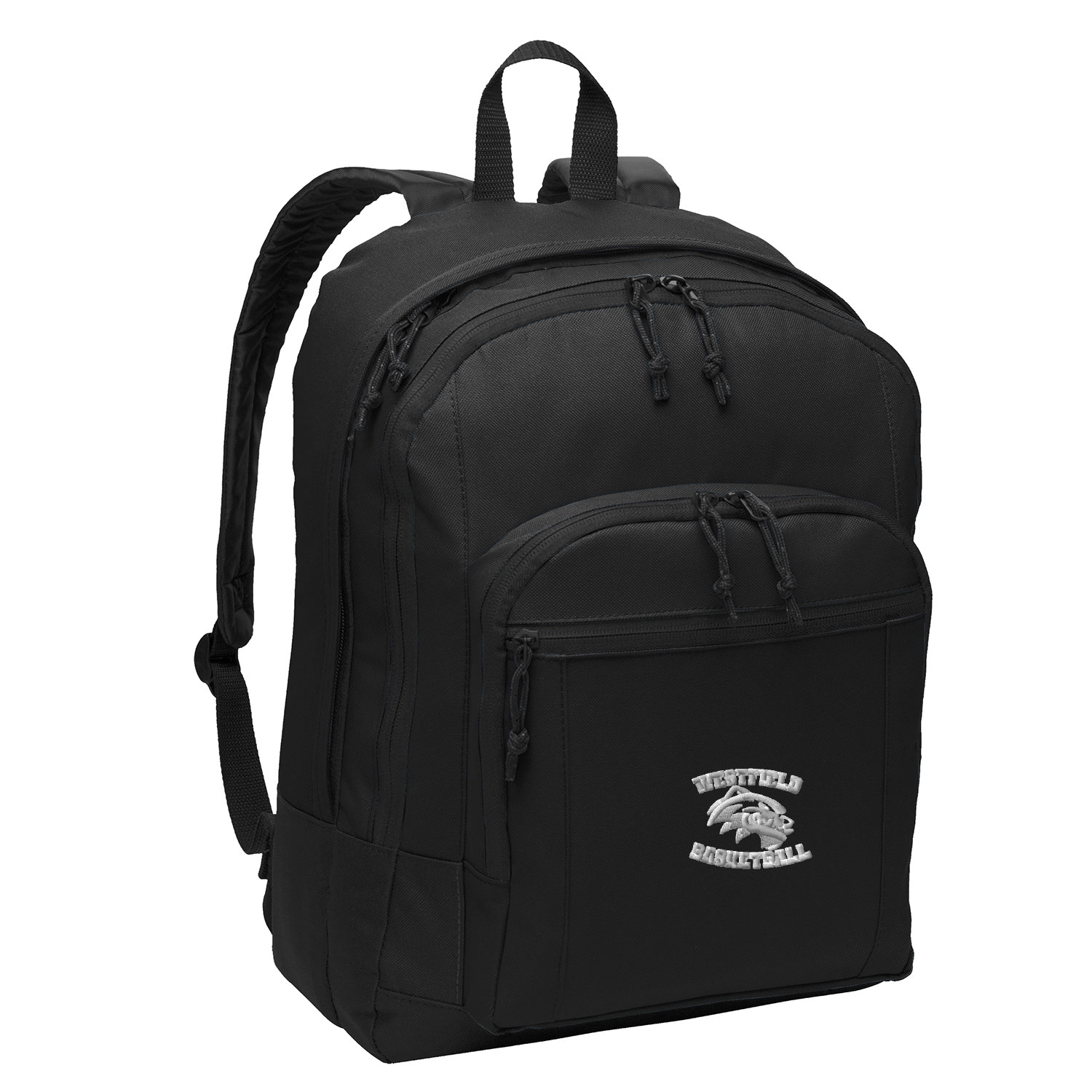 Westfield Basketball - Basic Backpack - Black EMBROIDERED