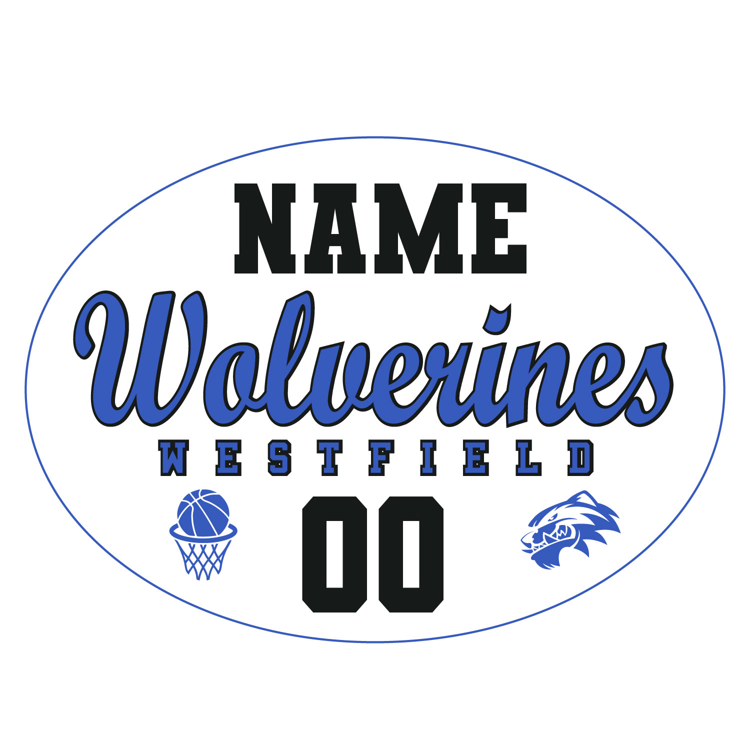 Westfield Basketball - Customized Decal