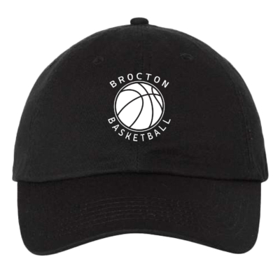 Brocton Basketball - Dad Cap - Black - Embroidered