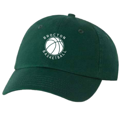 Brocton Basketball - Dad Cap - Dark Green - Embroidered