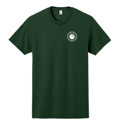 Brocton Basketball - Cotton Short Sleeve Shirt - Forest Green