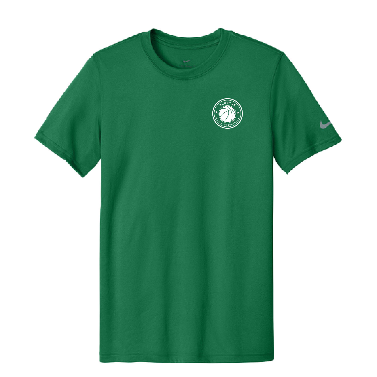 Brocton Basketball – Nike Swoosh Short Sleeve Shirt – Gorge Green product image