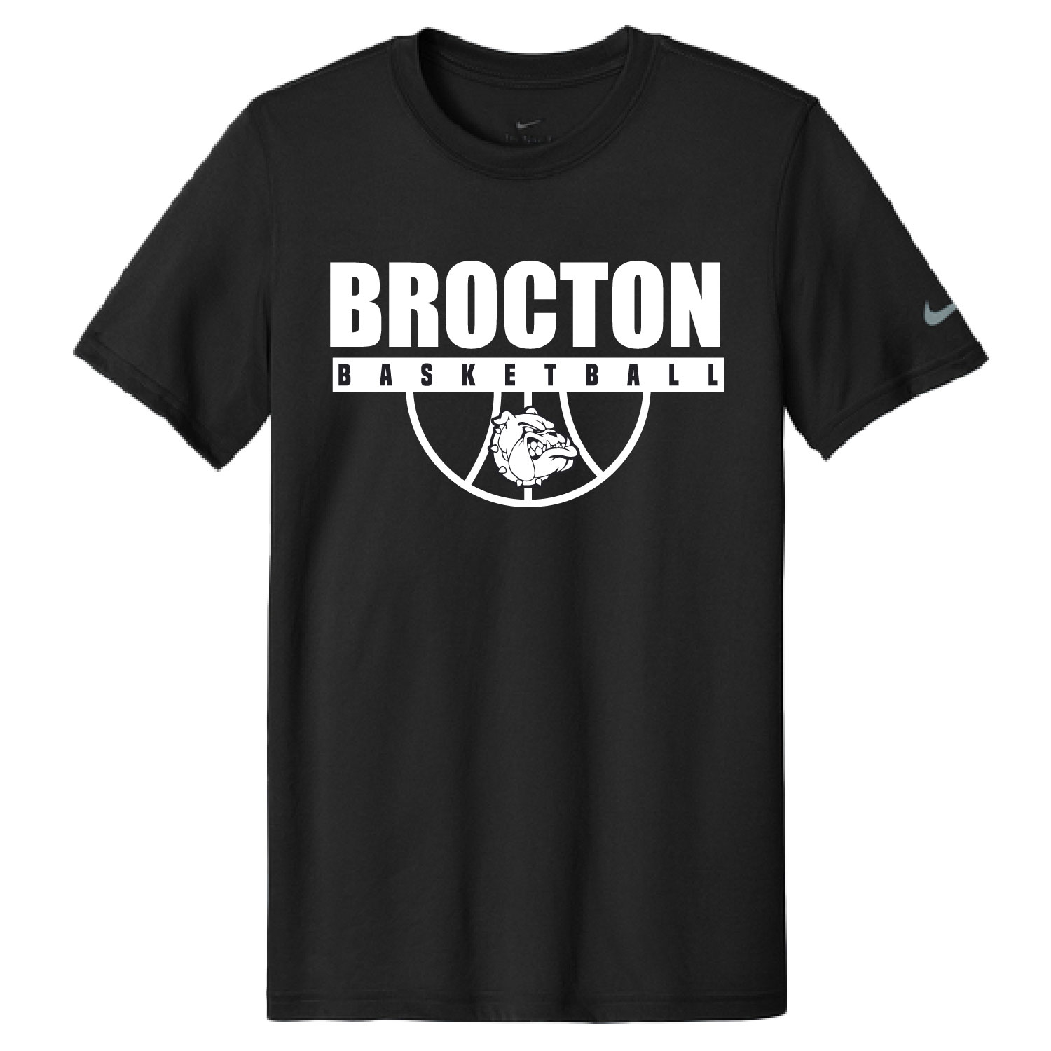 Brocton Basketball – Nike Swoosh Short Sleeve Shirt – Black product image