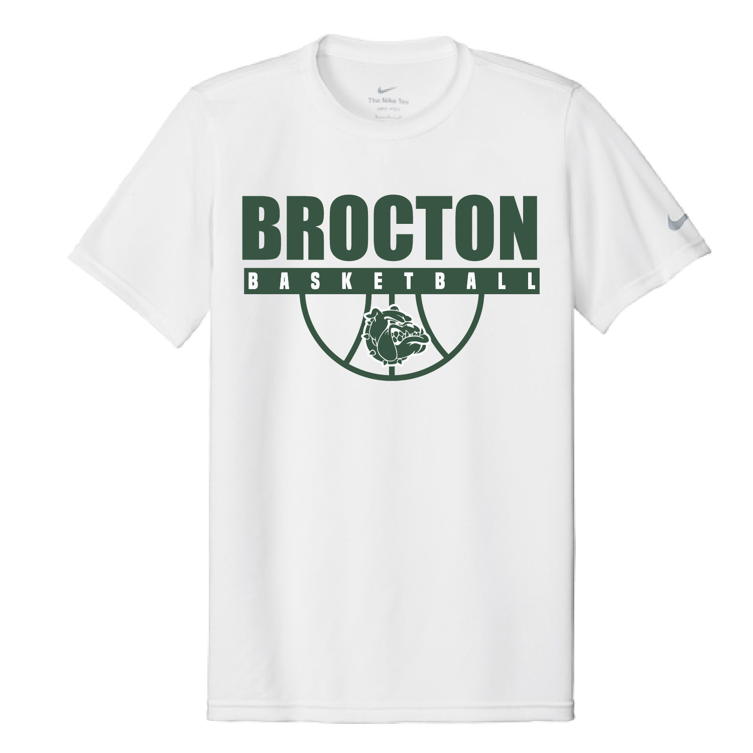 Brocton Basketball – Nike Swoosh Short Sleeve Shirt – White product image