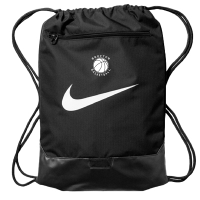 Brocton Basketball - Nike Drawstring Pack - Black