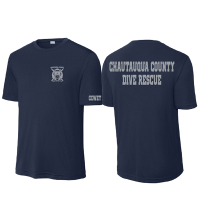 CCWET DIVE TEAM – Poly Short Sleeve Shirt – True Navy product image
